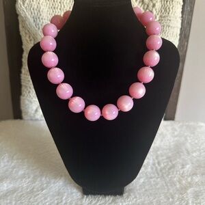 1950’s  Pink Beaded Necklace